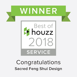 Houzz 2018 Customer Service Award sacredfengshuidesign